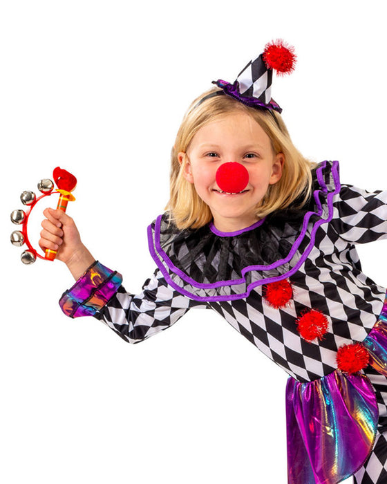 Handschelle mit Glöcken zum Clown Kostüm | Musik Instrument für Party und Karneval