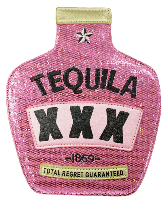 Hochwertige Glitzer Handtasche Mexiko - Tequila 23cm