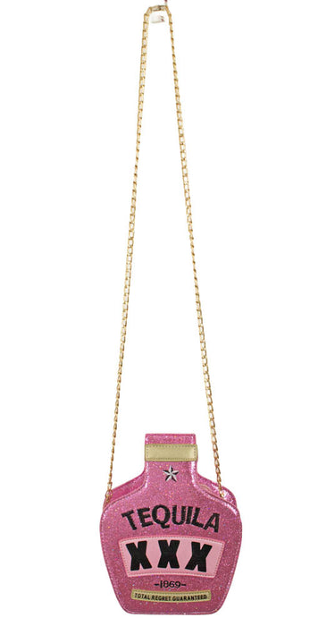 Hochwertige Glitzer Handtasche Mexiko - Tequila 23cm