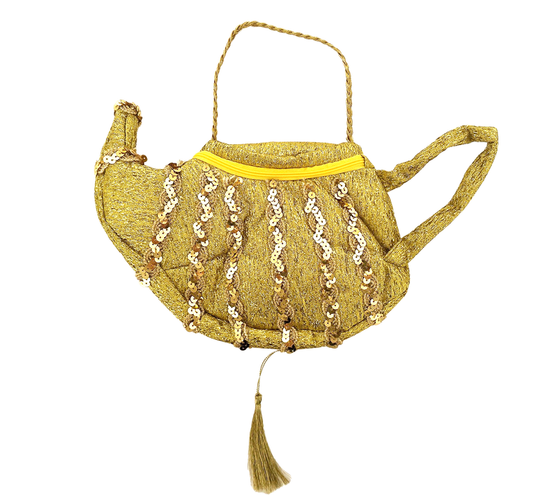 Handtasche Wunderlampe zum Märchen Kostüm | Gold