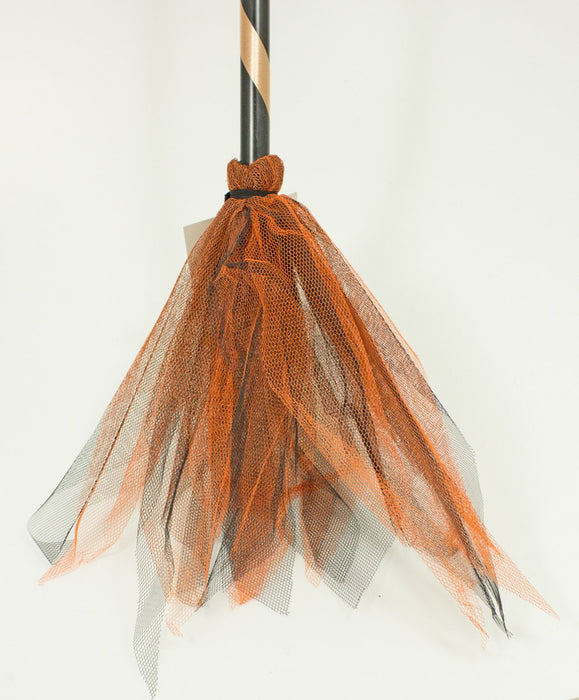 Hexenbesen Soluna 92 cm | Orange Schwarz