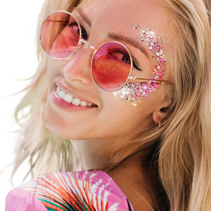 Holographic Chunky Glitter Gel - Make-Up 12 ml | Princess Pink