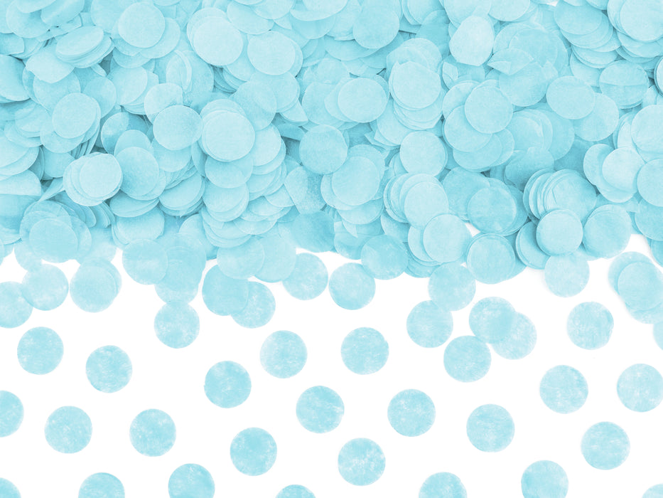 Konfetti Kreise 15g Hellblau