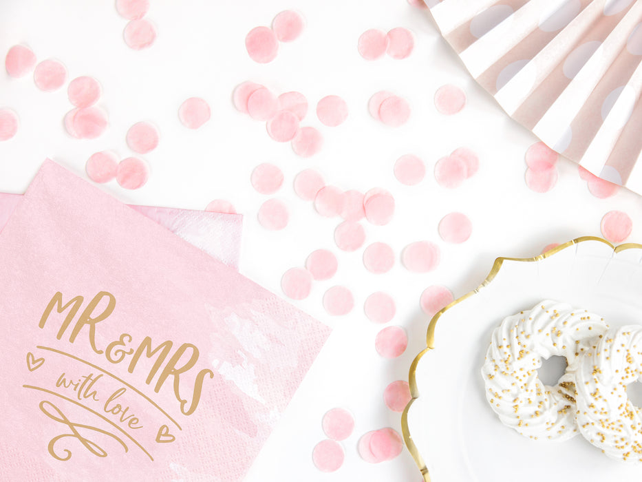Konfetti Kreise 15g Rosa