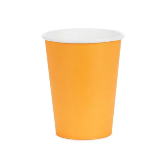 Pappbecher 250ml/6 Stk. | Unifarben