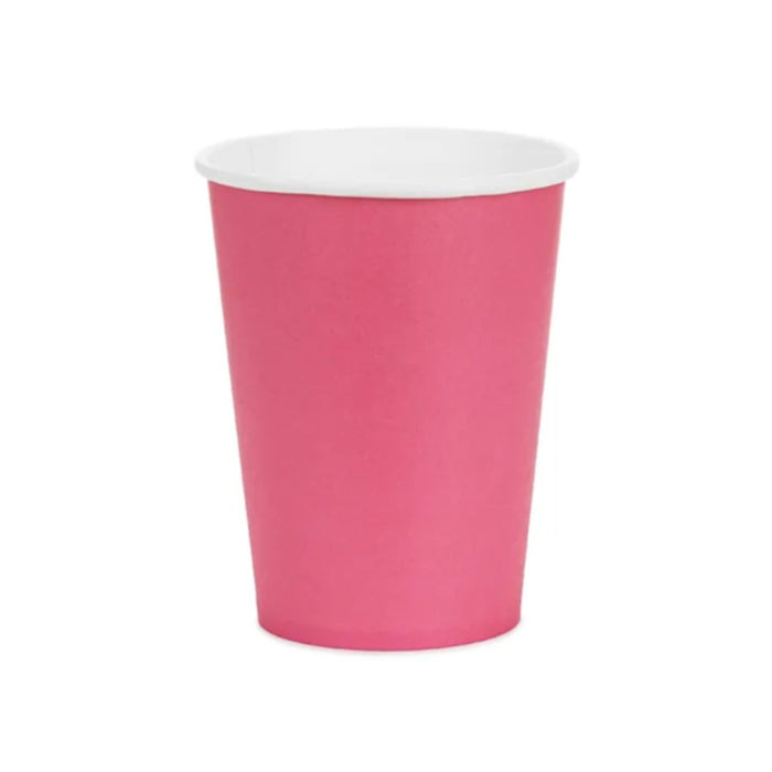 Pappbecher 250ml/6 Stk. | Unifarben