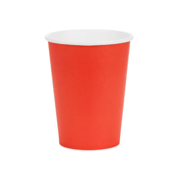 Pappbecher 250ml/6 Stk. | Unifarben