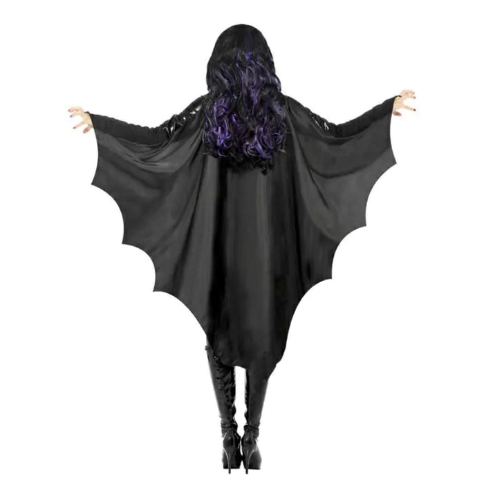 Kostüm Cape Fledermaus Schwarz, Uni-Size