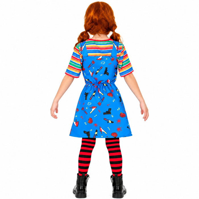 "Killer Puppe" Kostüm für Mädchen | Kleid und Shirt
