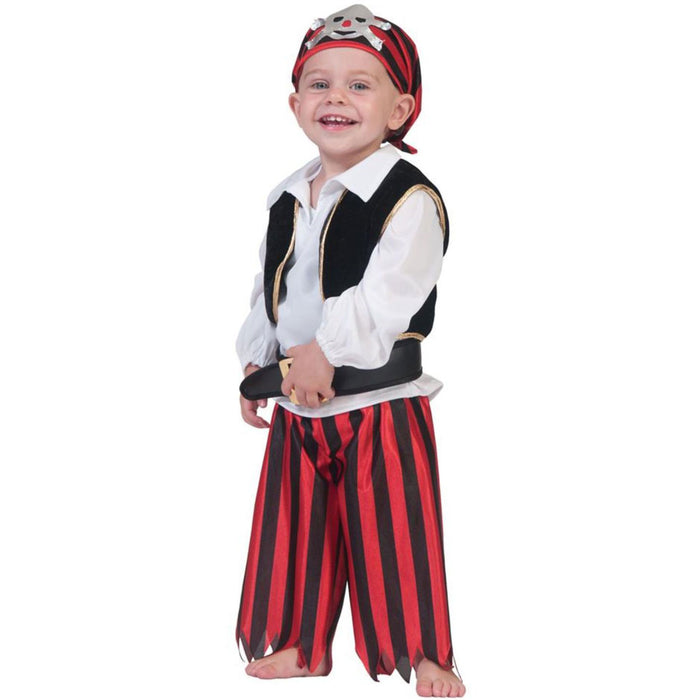 Baby Piraten Kostüm | Seeräuber Anzug mit Bandana