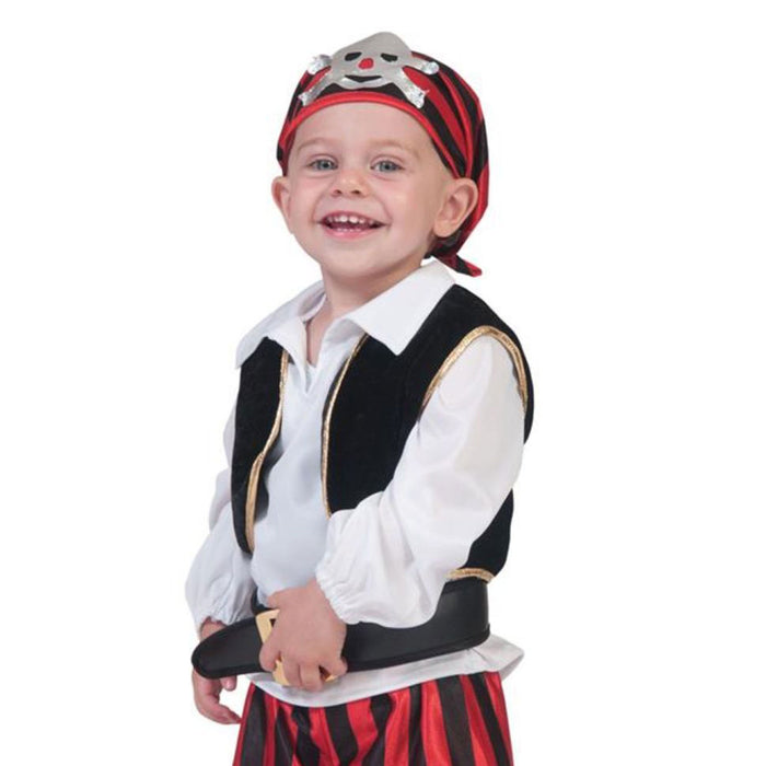 Baby Piraten Kostüm | Seeräuber Anzug mit Bandana