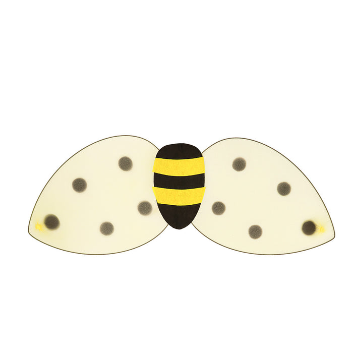 Kostümset Honigbiene | Haarreif und Flügel zum Bienen Kostüm