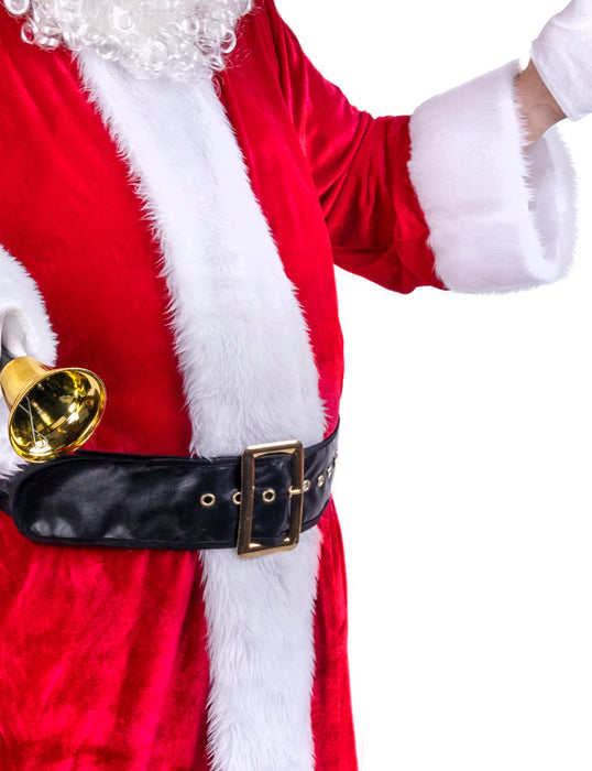 Nikolaus Weihnachtsmann Kostüm Set mit Mantel Mütze und Bart | Santa Weihnachten