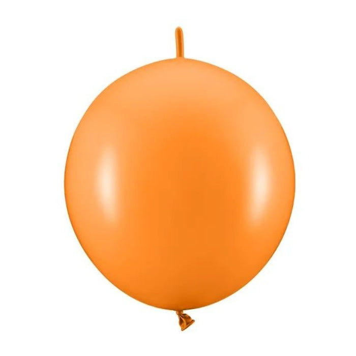 Latexballon 28 cm Verbindungsballon Pastell Mandarinen Orange | 20 Stück
