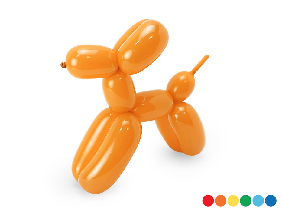 Modelling Ballons und 1 Pumpe, 30St. Bunter Mix