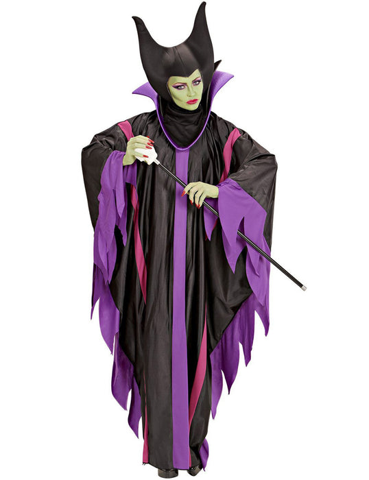 Hexen Kostüm "Malefizia" für Damen | Kleid mit Hut
