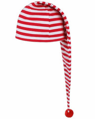 Maxi Schlafmütze für Erwachsene | Rot Weiß