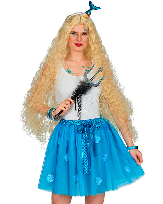 Glitzernder Neptun Dreizack - Meerjungfrau Kostümzubehör - 414047 | 44 cm