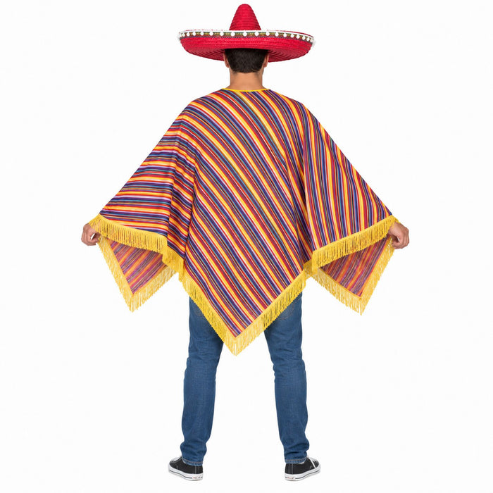 Mexiko Kostüm "Alechandro"  Poncho mit Fransen | für Damen und Herren