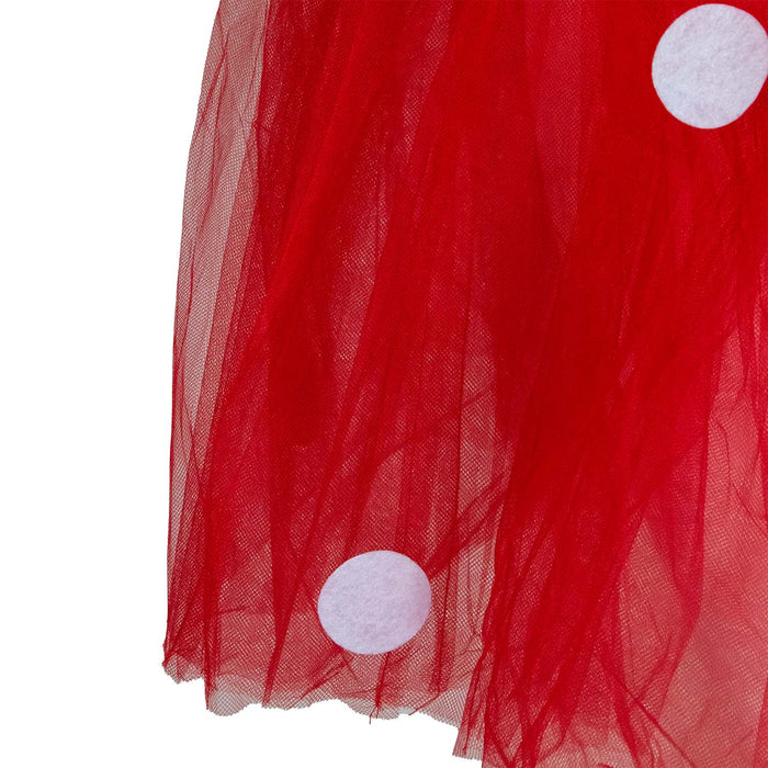 "Minnie Maus" Petticoat Tutu Rock - Länge 45cm | Rot Weiß