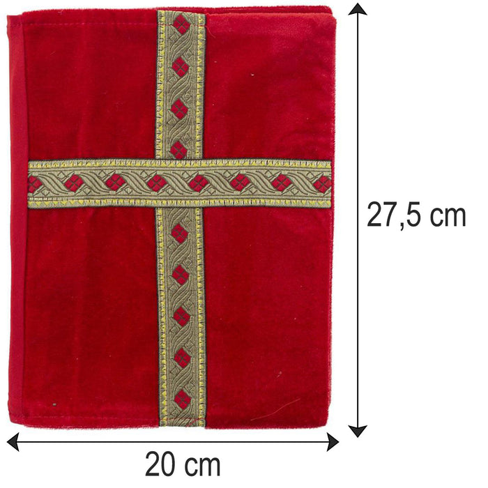 Sankt Nikolaus Buch Umschlag | Rot Gold