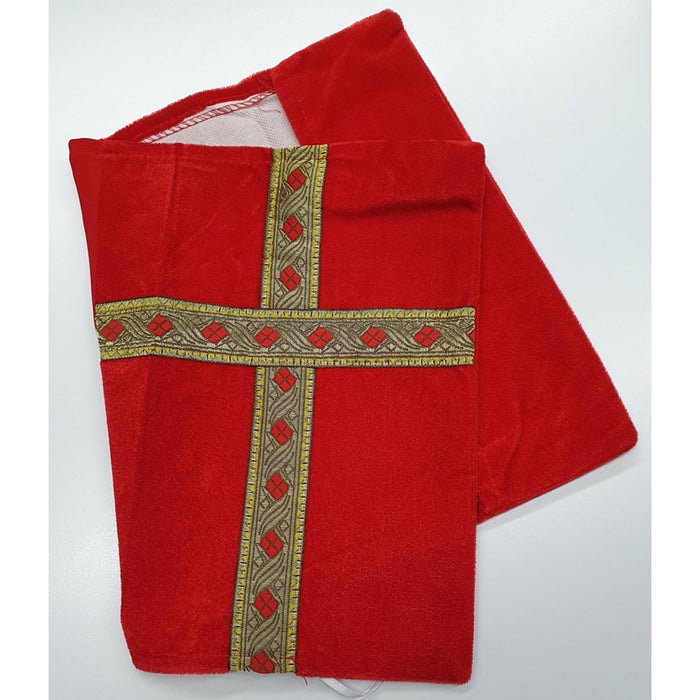 Sankt Nikolaus Buch Umschlag | Rot Gold