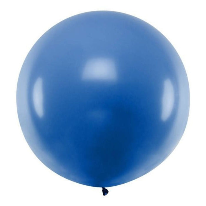 1 Stk. Luftballon Ø100cm "Uni Pastell" | Blau