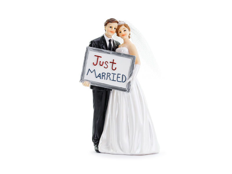 Figur Brautpaar Just Married | 14,5 cm