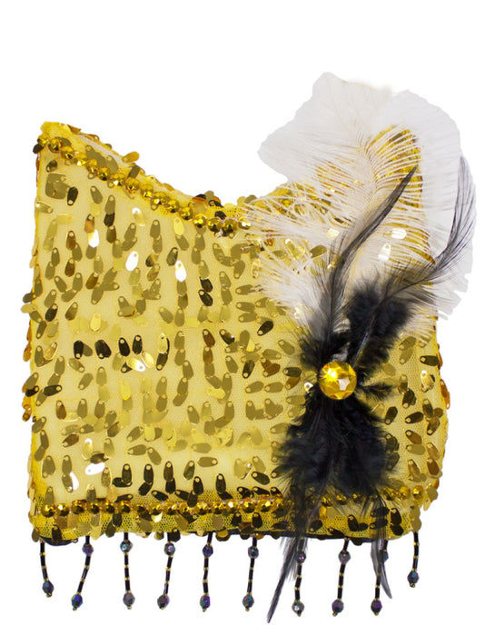Charleston Pailletten Handtasche | Gold