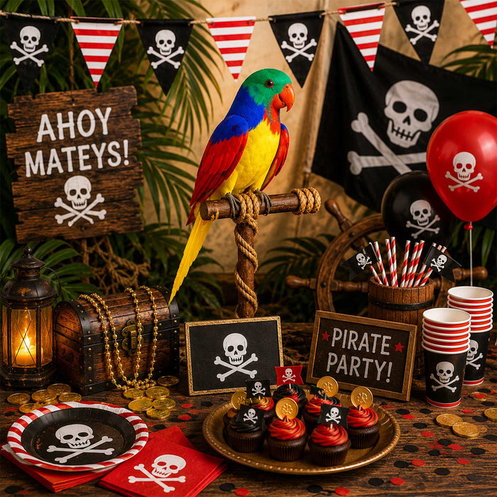 TOPBATHY 12er Set Piraten-Schlüsselanhänger – Papagei-Motiv – Mitgebsel Für Kindergeburtstag, Piratenparty-Deko & Geschenkartikel TOPBATHY 12er Set Piraten-Schlüsselanhänger – Papagei-Motiv – Mitgebsel Für Kindergeburtstag, Piratenparty-Deko & Geschenkartikel