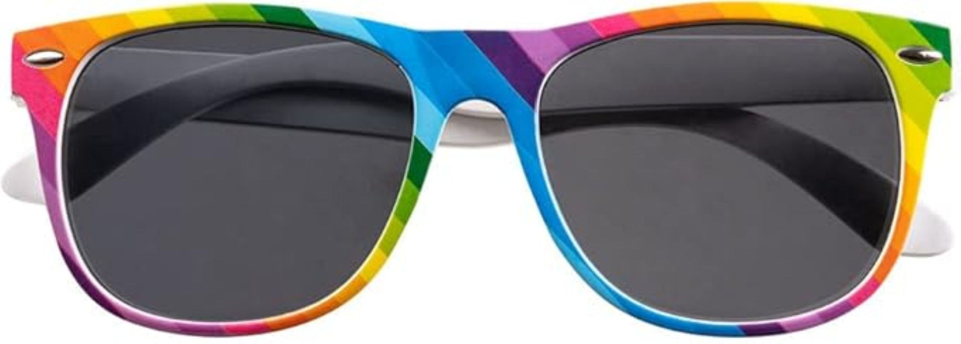Partyset für Erwachsene | Regenbogen  - Hosenträger, Brille und Fliege