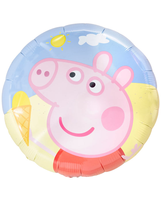 Runder Folienballon "Peppa Pig" | 50 cm ABC18