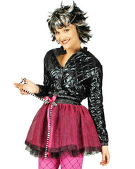 Glitzer Petticoat Tutu Rock "Annabelle" für Damen | Pink Schwarz
