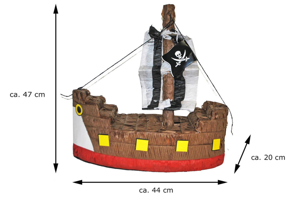 Pinata - Geburtstags Dekoration | Piraten Schiff 45 x 20 cm