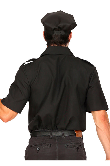 Kostüm Hemd "Polizist" | Schwarz