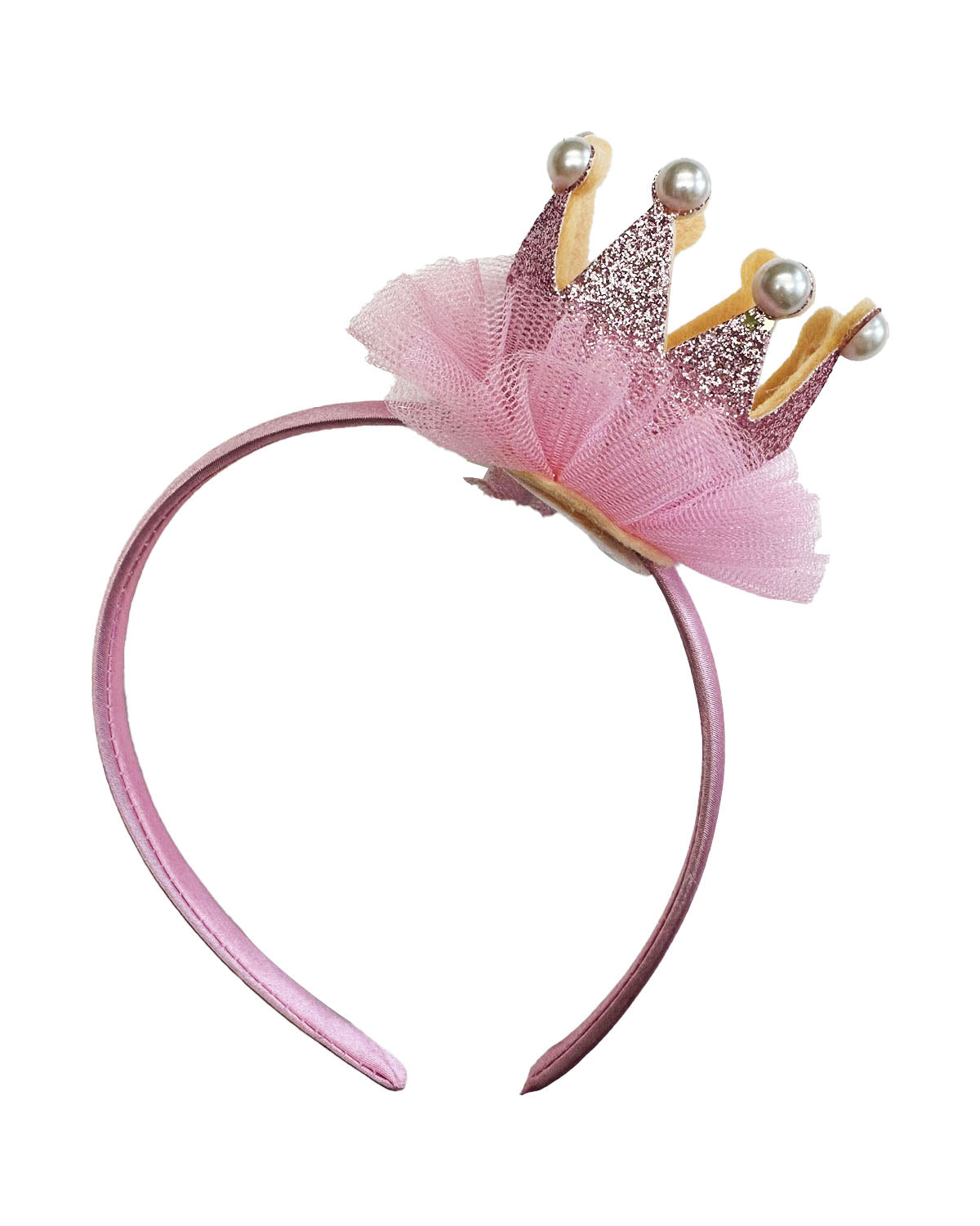 4 Stück Prinzessin Krone Haarreif - Pailletten Stirnbänder