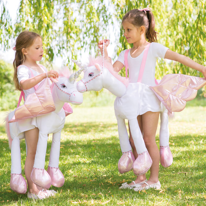 Einhorn Huckepack Kostüm Animiert | 3 bis 5 Jahre