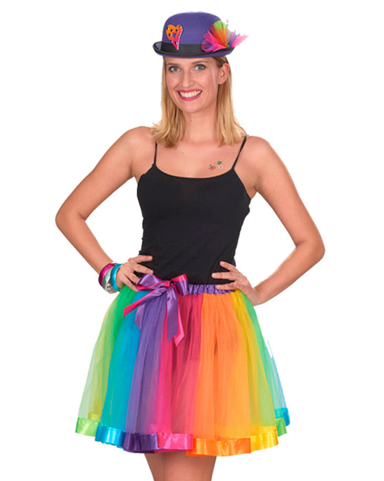 Regenbogen Metallic Retro Armreifen 4er-Set - 414012 | Mehrfarbig