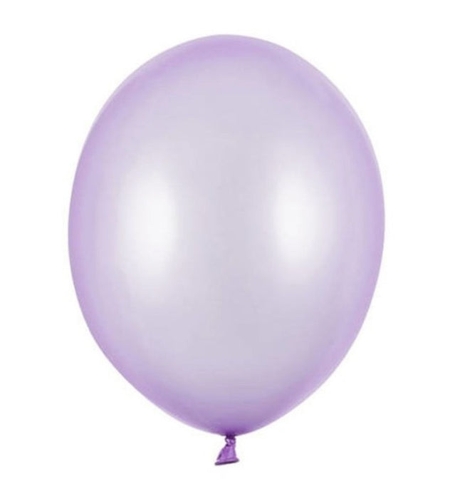 50 Stk. Luftballon Ø30cm "Uni Metallic" | Wisteria