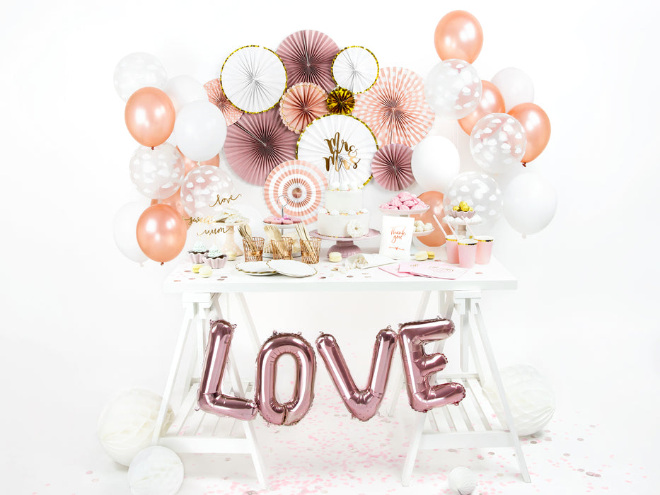 100 Stk. Luftballon Ø30cm "Unifarben" | Rosegold