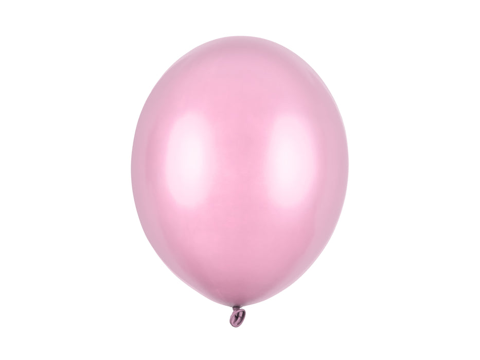 10 Stk. Latexballon Ø30cm "Uni Metallic" | Candy Pink