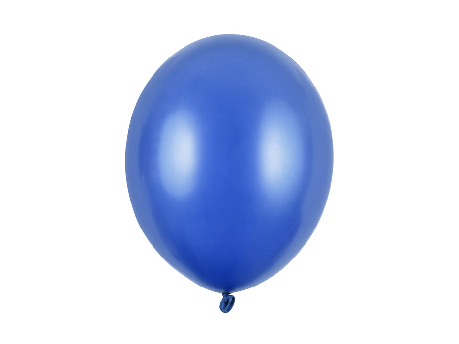 100 Stk. Luftballon Ø30cm "Uni Metallic" | Blau