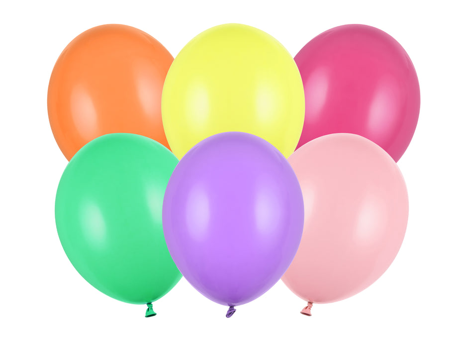 10 Stk. Luftballon Ø30cm "Uni Pastell" | Mix