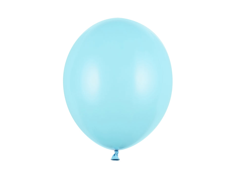 100 Stk. Luftballon Ø30cm "Uni Pastell" | Hellblau