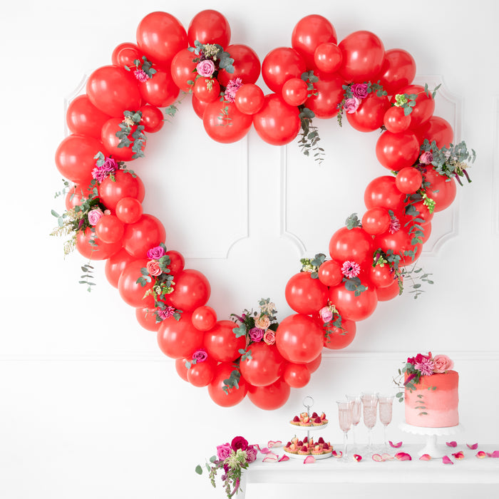 100 Stk. Luftballon Ø30cm "Unifarben" | Rot