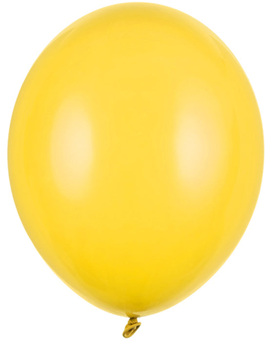 100 Stk. Luftballon Ø30cm "Uni Pastell" | Honey Yellow