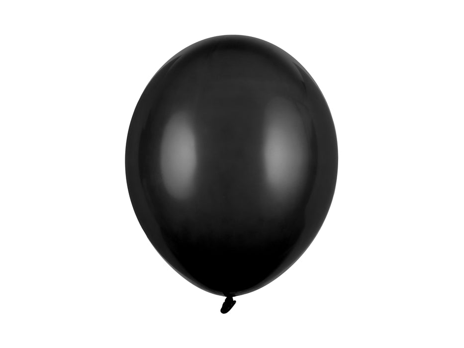 50 Stk. Latexballon Ø30cm "Uni Pastell" | Schwarz