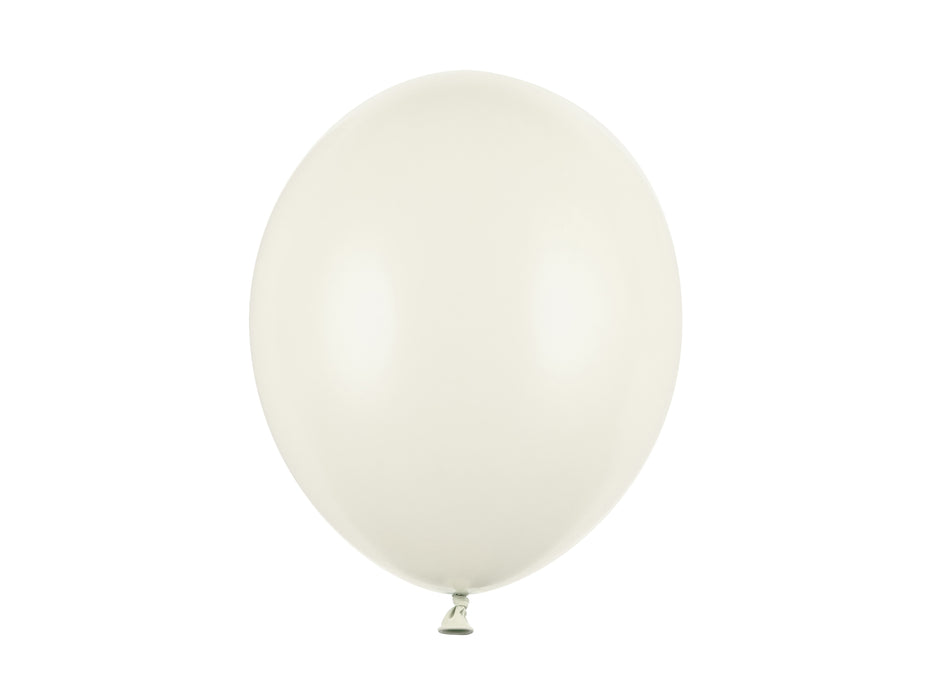 10 Stk. Luftballon Ø30cm "Uni Pastell" | Creme