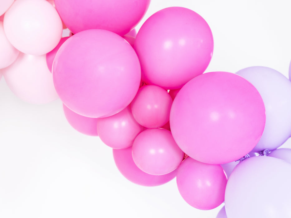 10 Stk. Luftballon Ø30cm "Uni Pastell" | Fuchsia