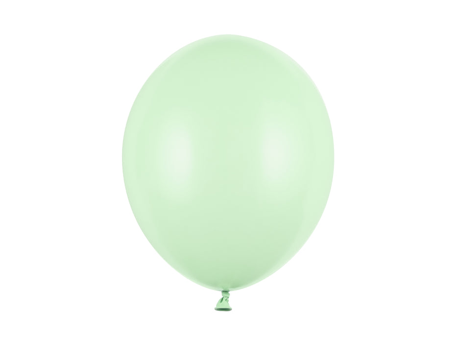 100 Stk. Luftballon Ø30cm "Uni Pastell" | Pistaziengrün